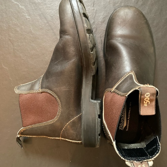 Blundstone Brown Leather Boots size 10US - Picture 3 of 9